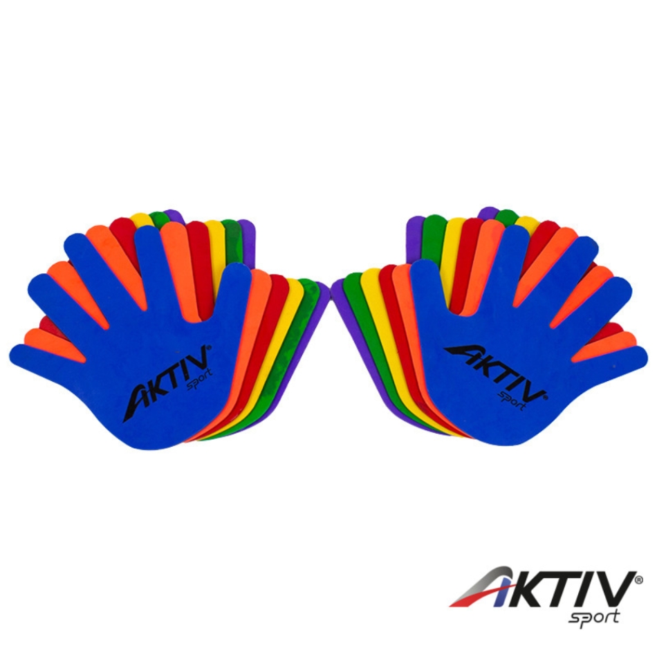 Aktivsport tenyér alakú padlójelölő szett demo